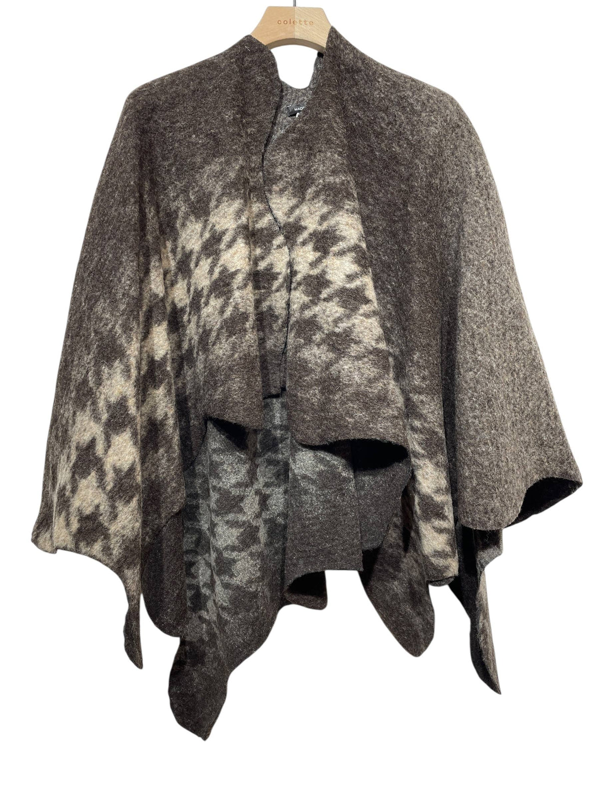 Poncho - 70 % ull - ONE SIZE