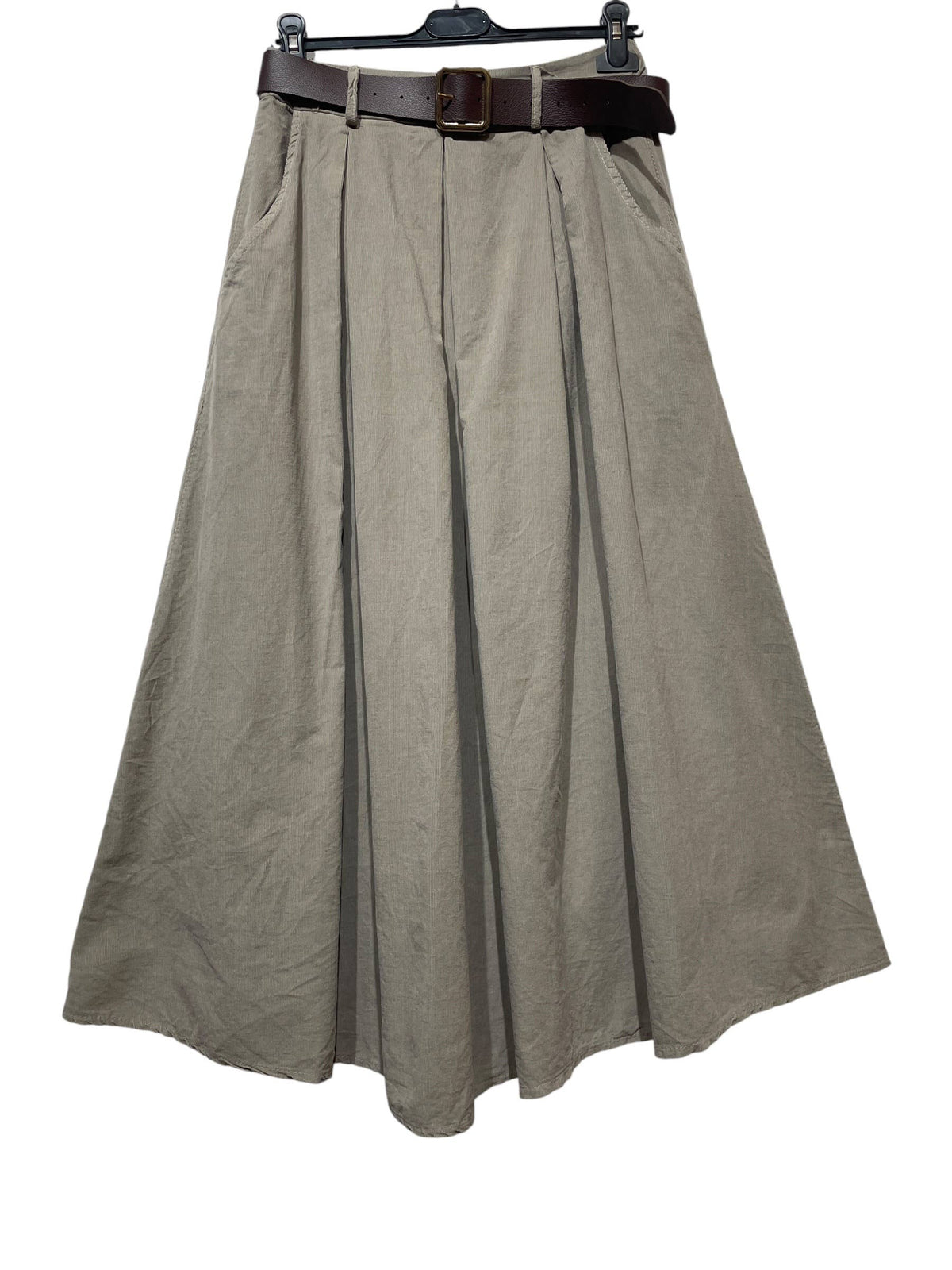Kjol Manchester 100% Bomull One Size: TAUPE