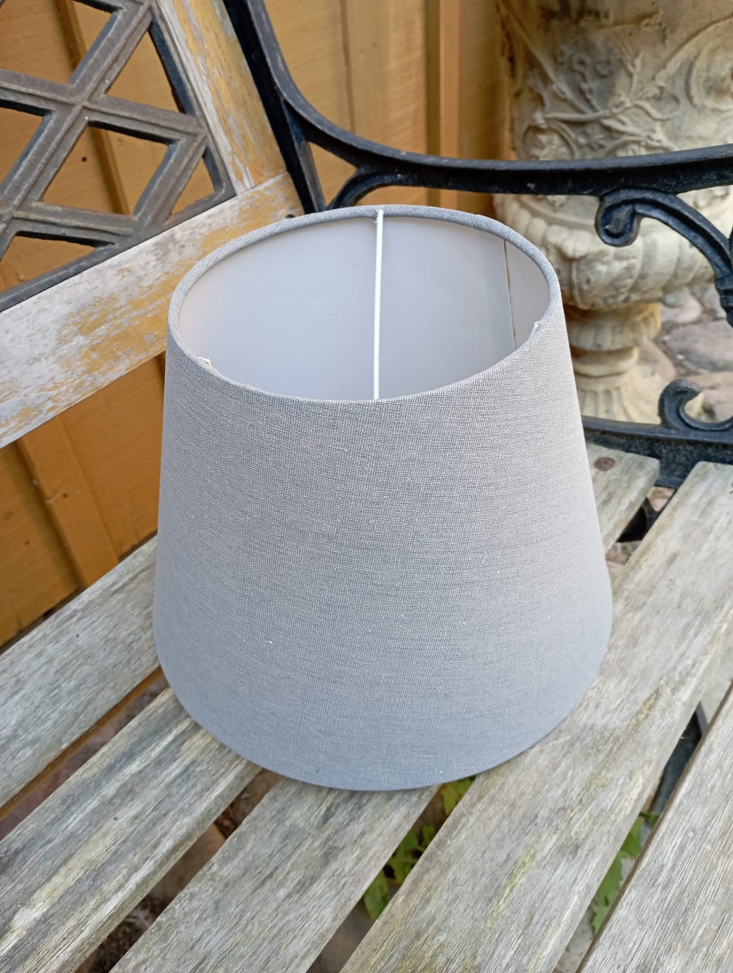 Lampskärm - grå- dia 25,5cm