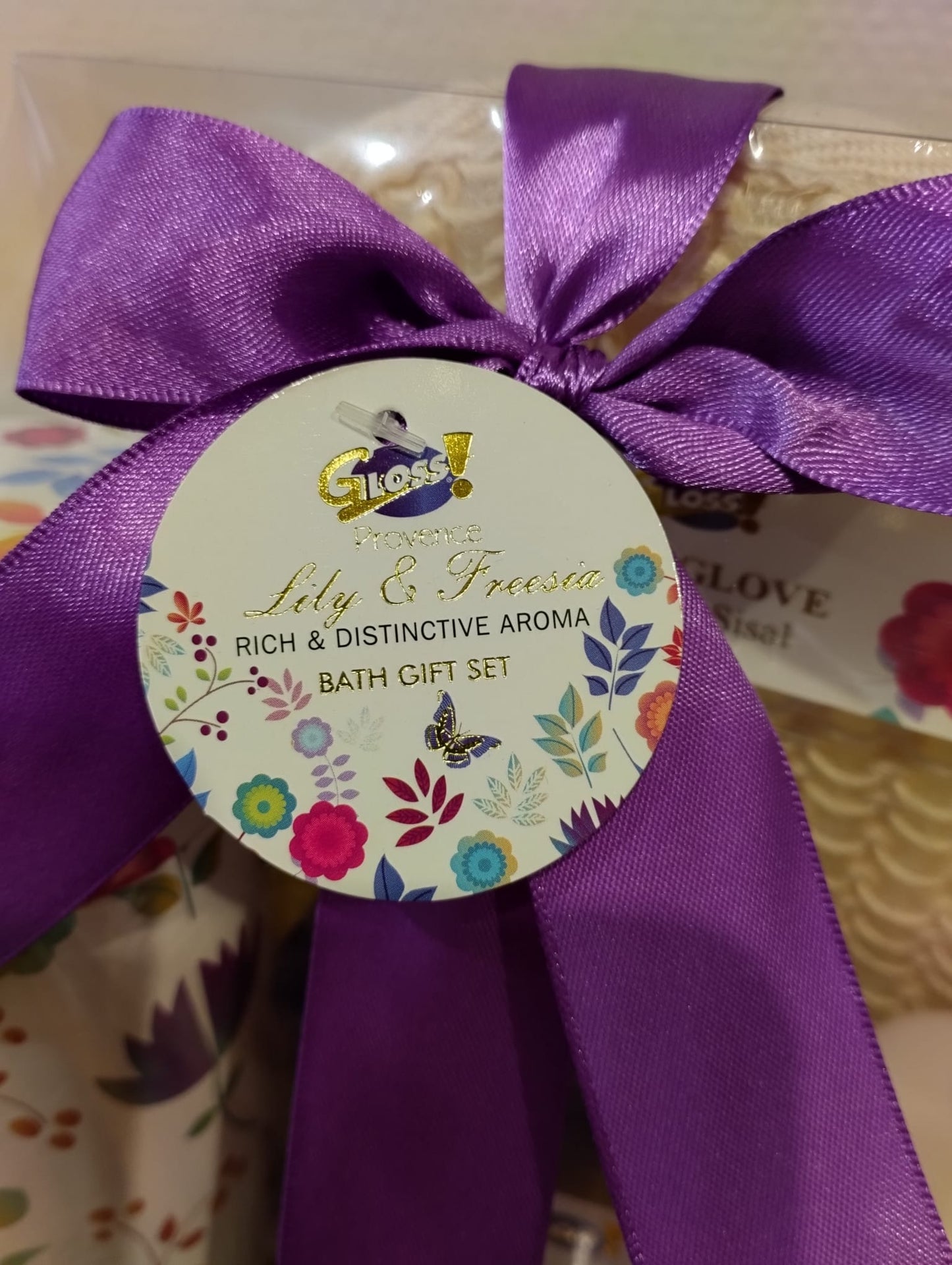 Presentset Provence Lily & Freesia - Klassiskt lavendelbadkar