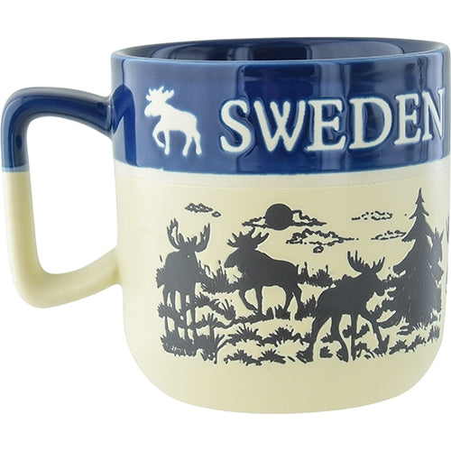 Blå Keramikmugg Sweden - Souvenir - Keramik