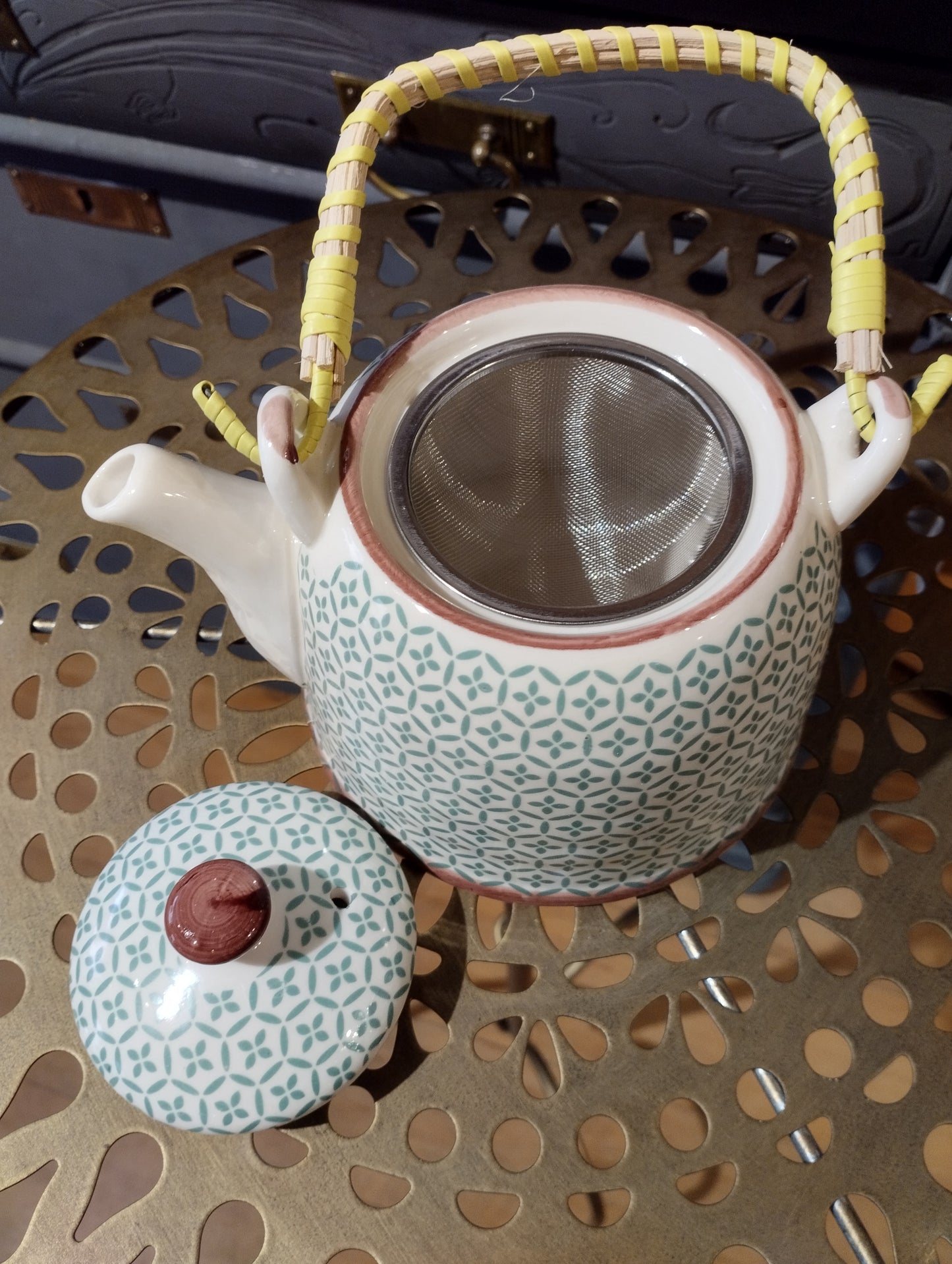 Tekande grøn mosaik - 850ml