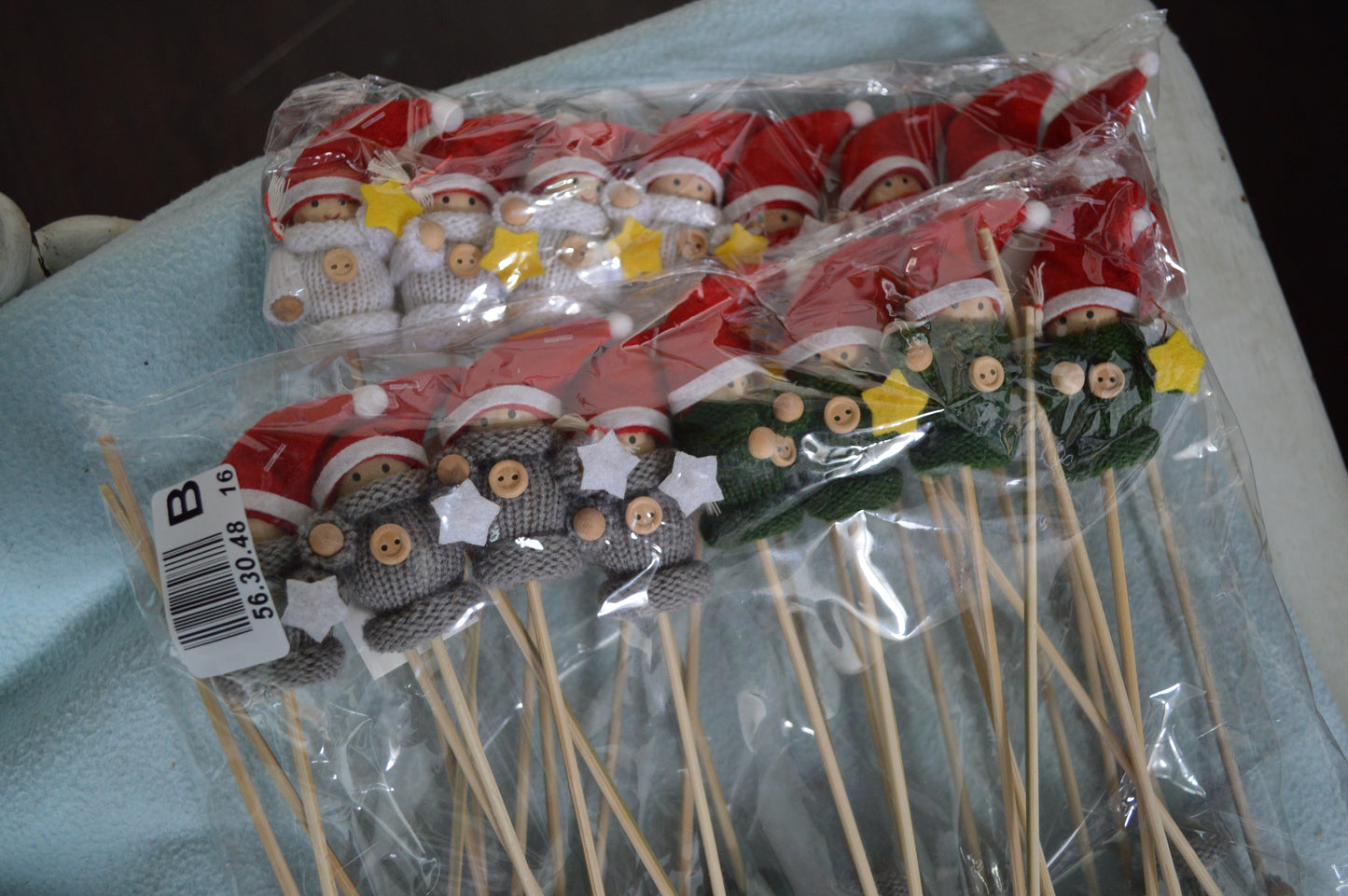 Stick "Julbarn" - Juldekoration