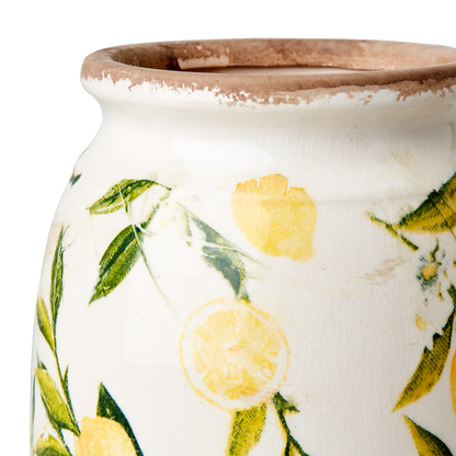 LEMONA Vas S, Vit/grön/gul