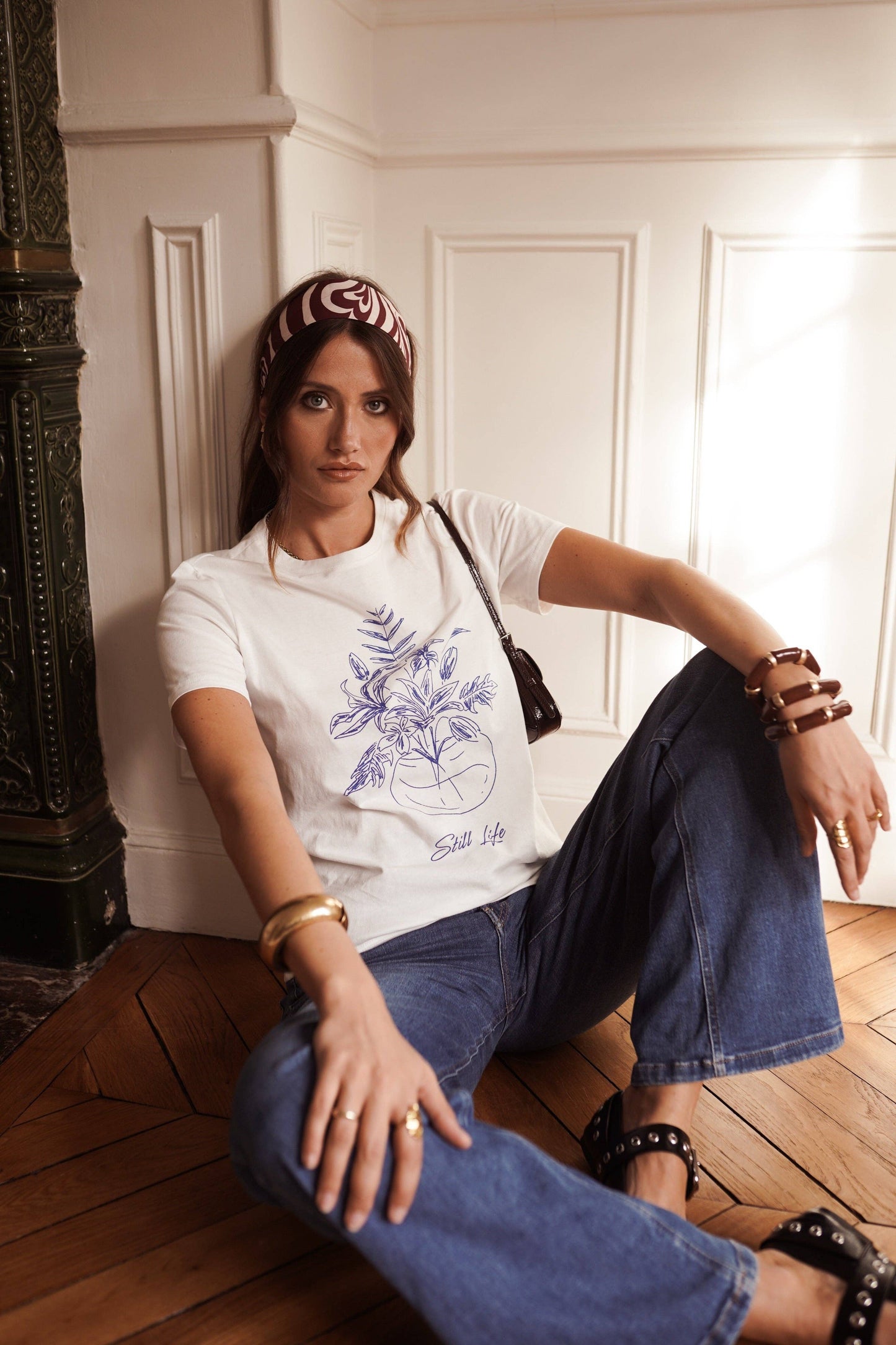 T-Shirt Selma - 100% bomull : Vit