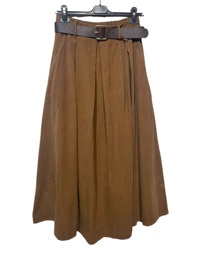 Kjol Manchester 100% Bomull One Size: BRUN