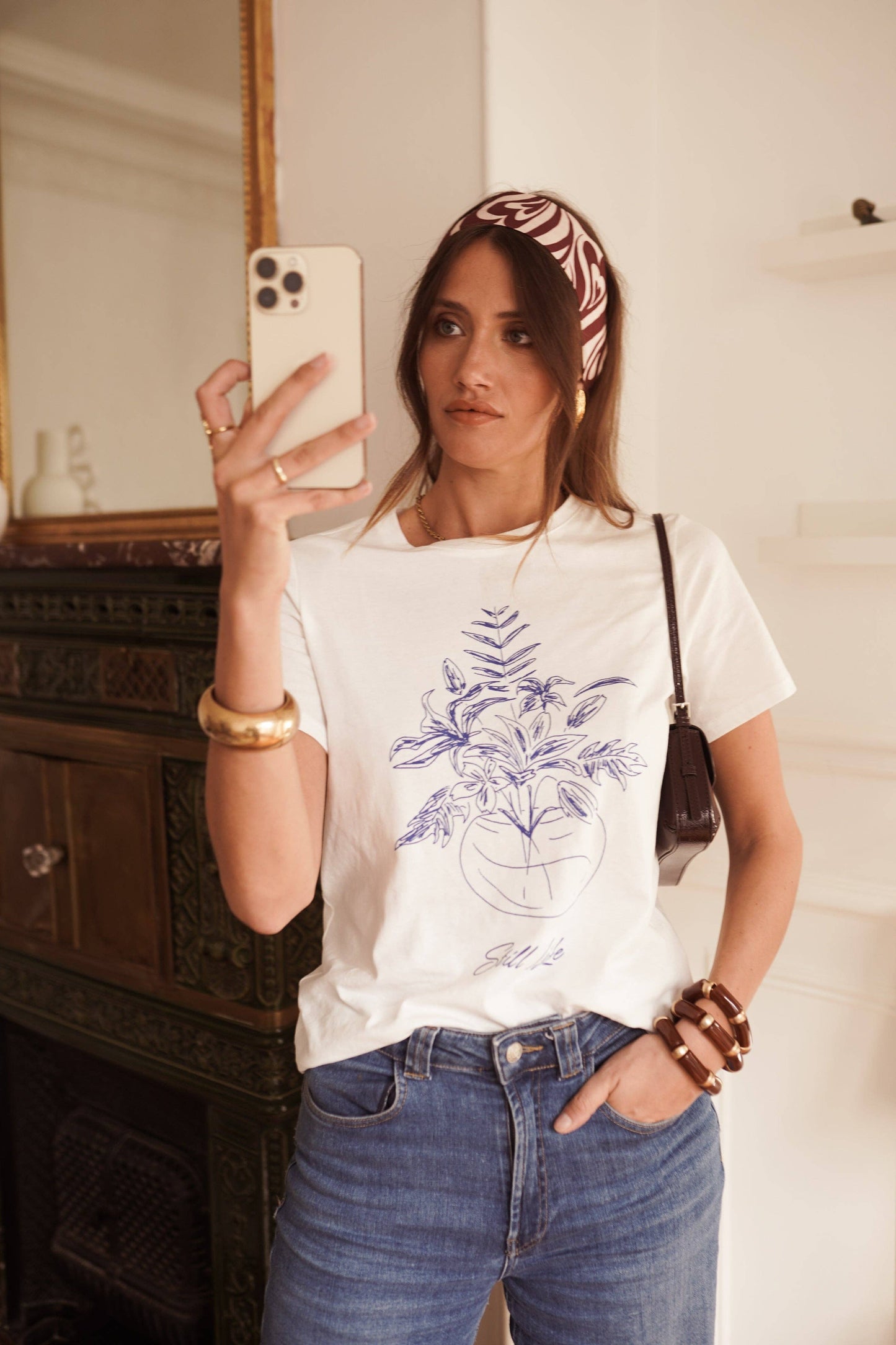 T-Shirt Selma - 100% bomull : Vit