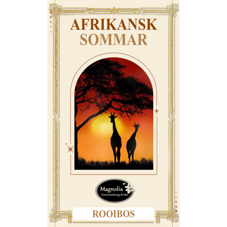Tepåsar - Afrikansk Sommar - smaksatt te - Rooibos