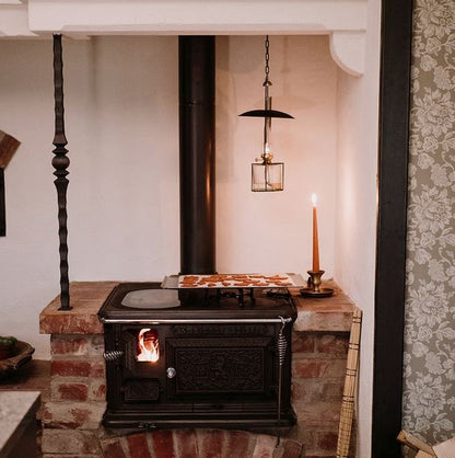 Hängare till Fotogenlampa - Svart/Mässing