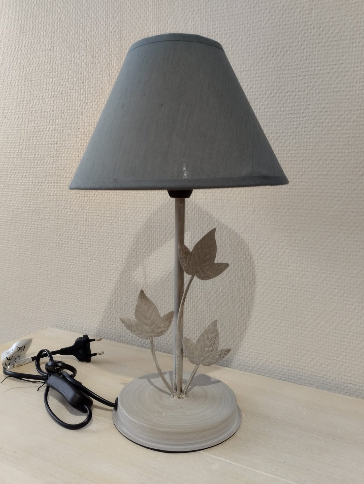 Lampfot Löv Beige - 28cm