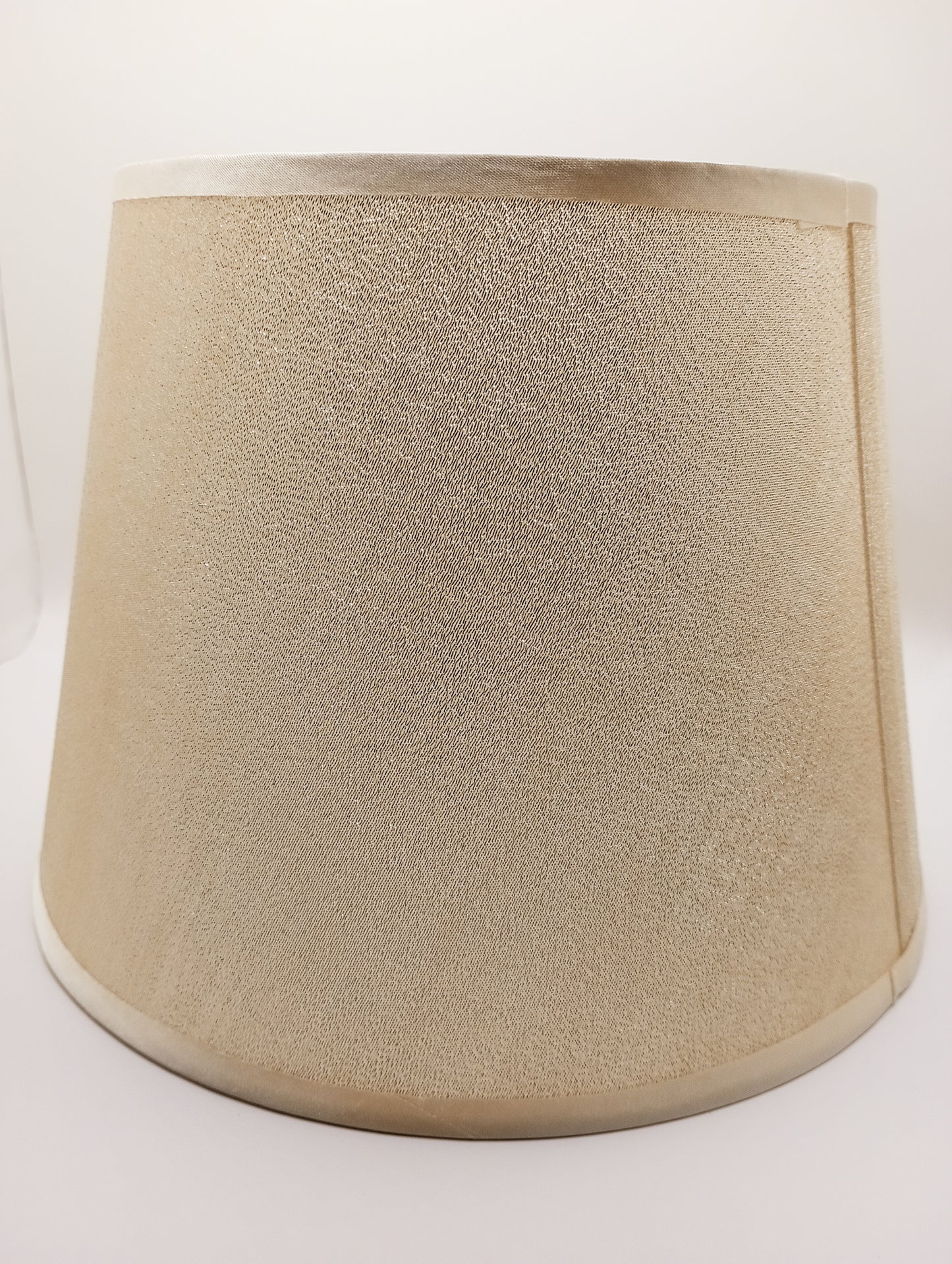 Stor lampskärm, guld - rund, ø 25 cm