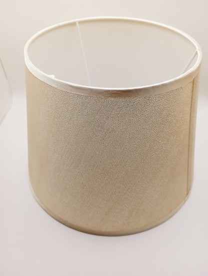 Stor lampskärm, guld - rund, ø 25 cm