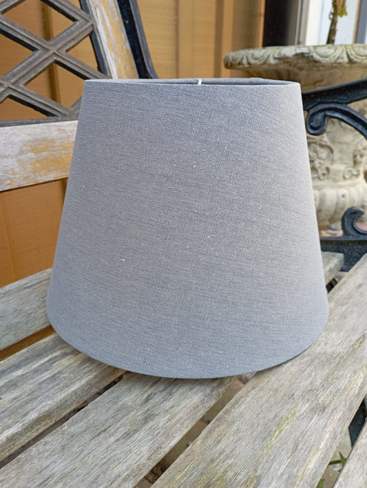 Lampskärm - grå- dia 25,5cm