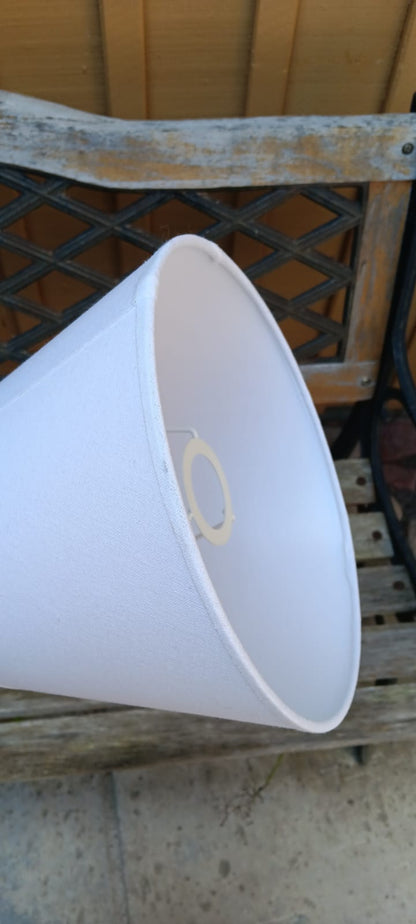 Stor lampskärm - vit - dia 25,5cm