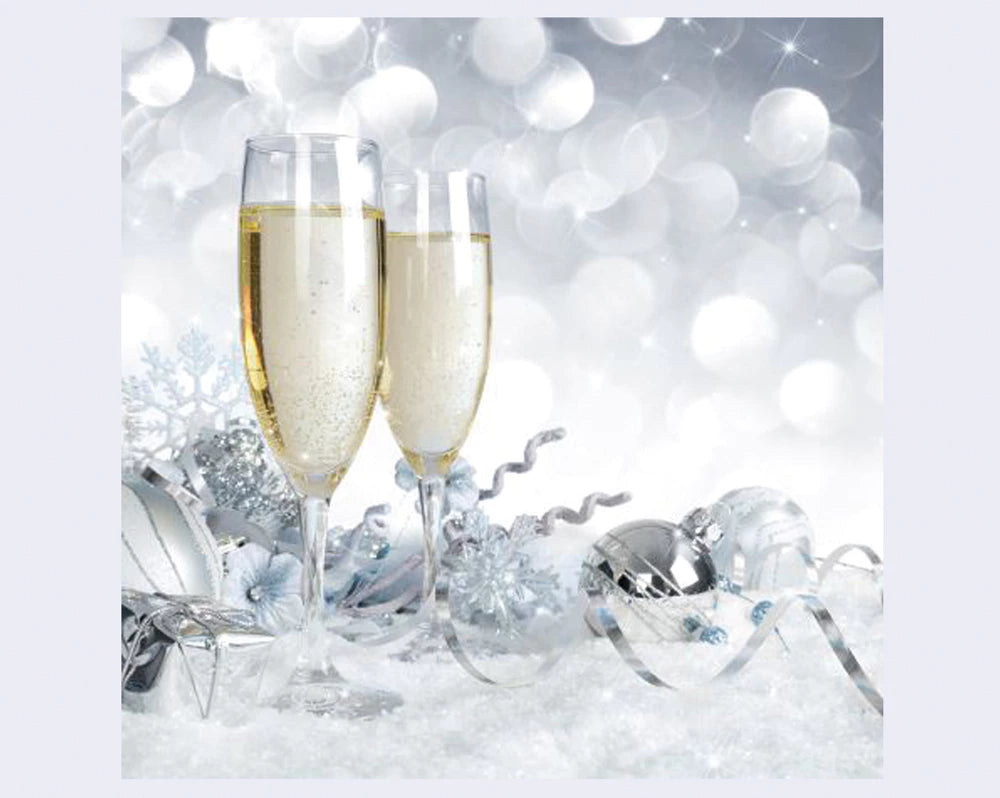 Servett 20-pack, 3-lager, 33x33 cm 'Champagne'