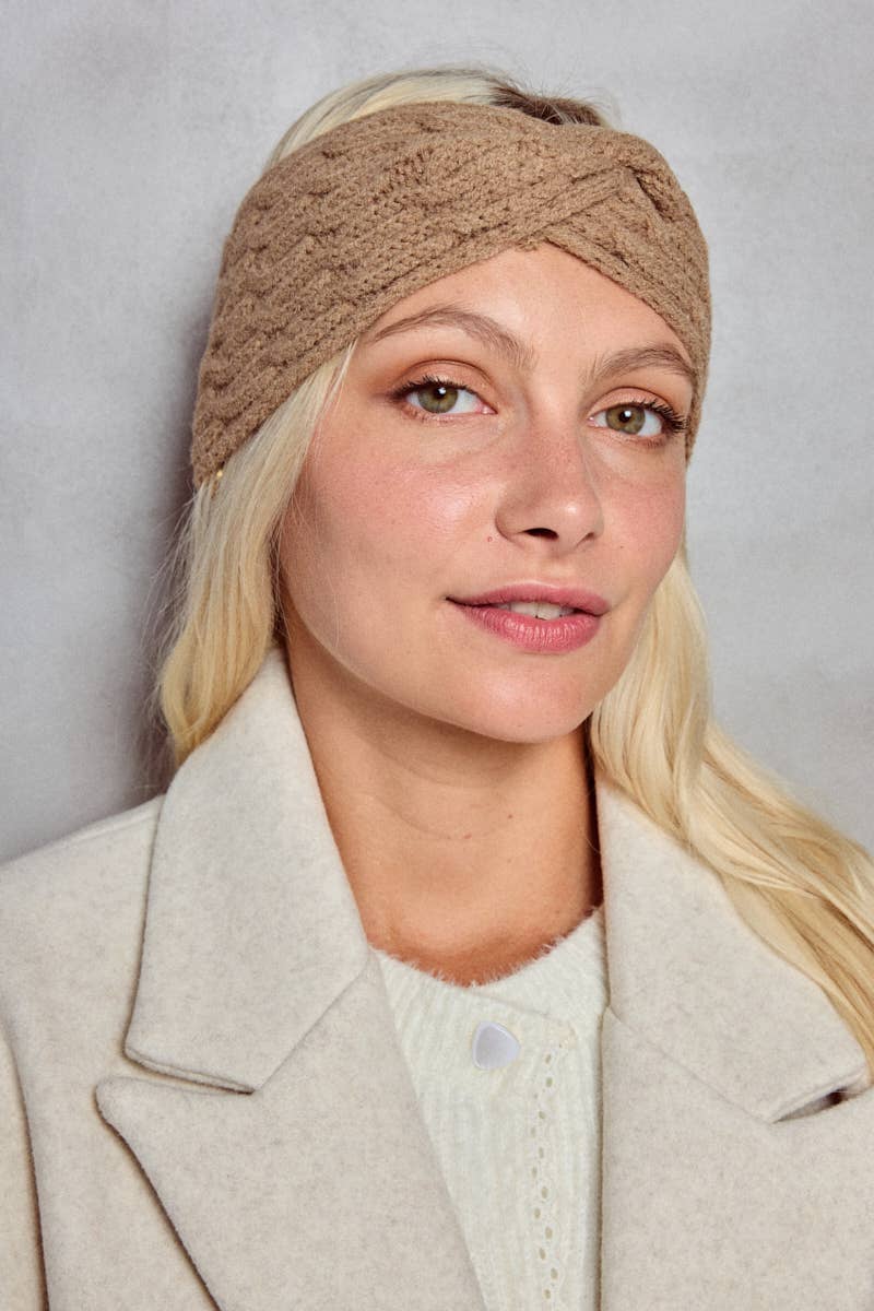Ullpannband: Beige - 30% Ull