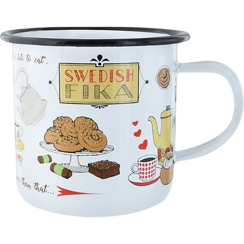 Emalje krus - Svensk Fika - Souvenir