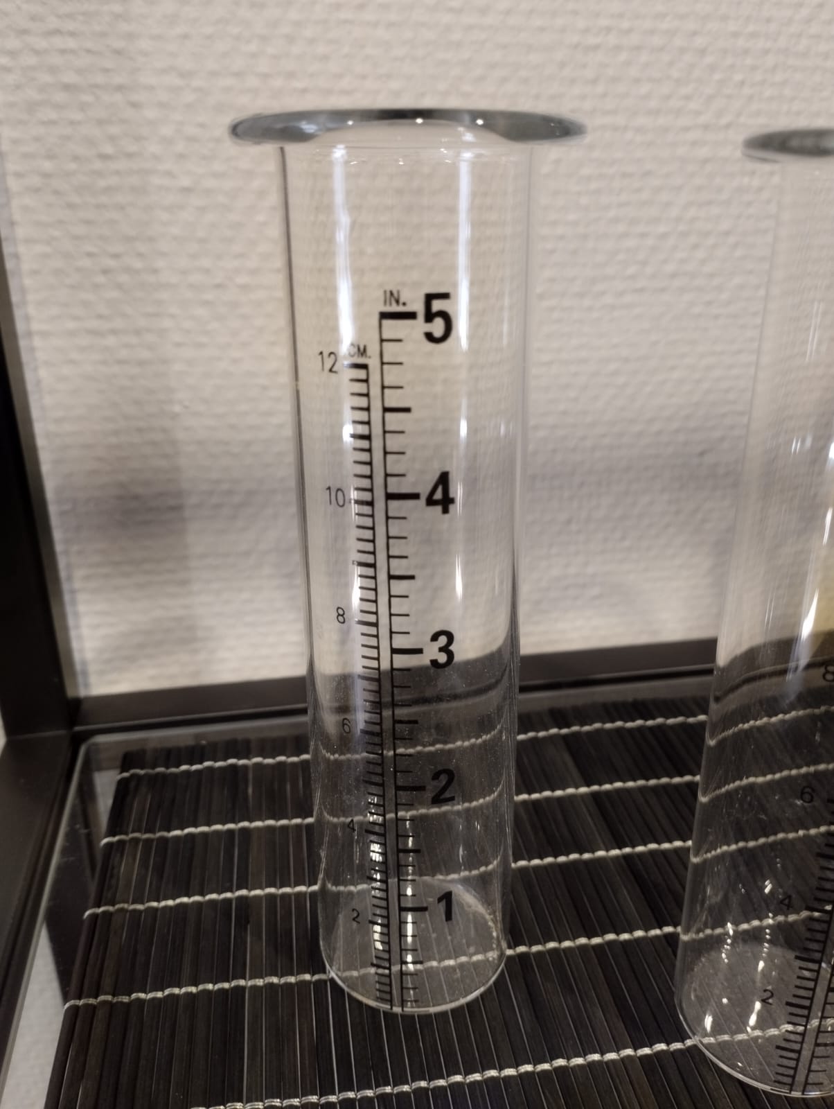 Extra glas till regnmätare