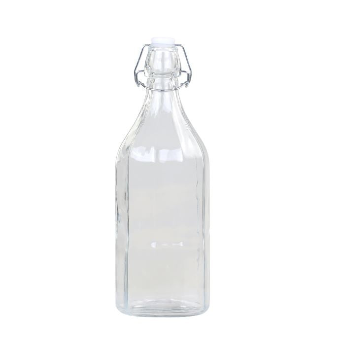 Glasflaske med låg - Juiceflaske