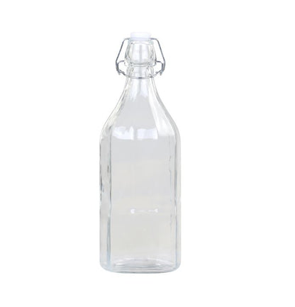 Glasflaske med låg - Juiceflaske