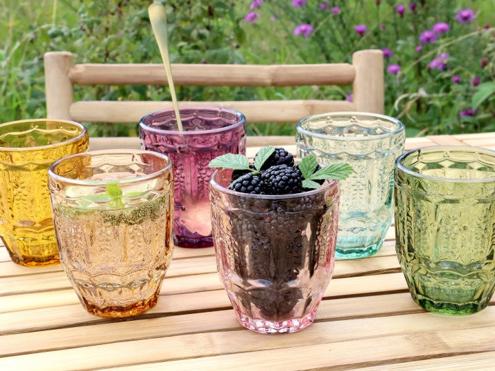 Saint-Émilion glas med mønster