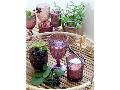 Saint-Émilion glas med mønster