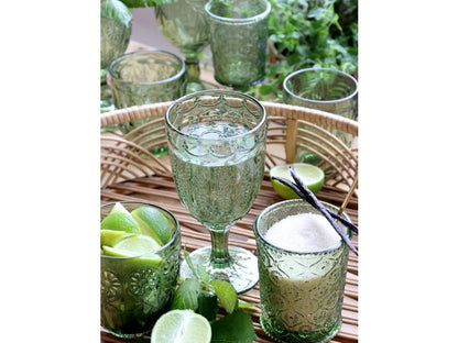 Saint-Émilion glas med mønster