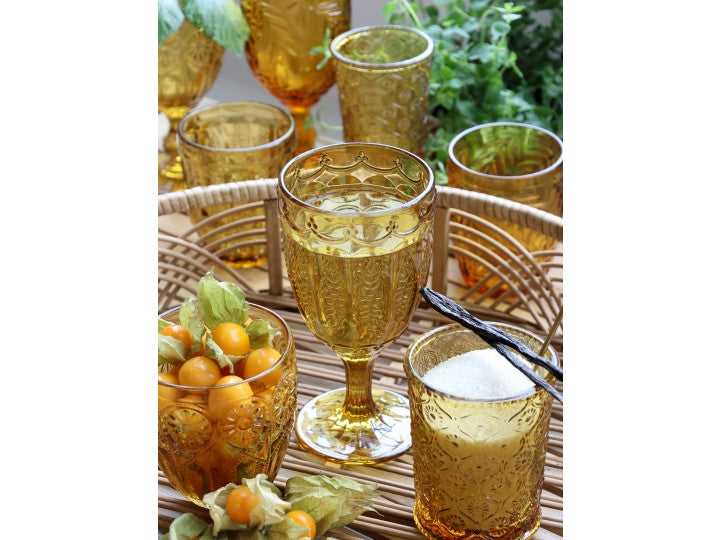 Saint-Émilion glas med mønster