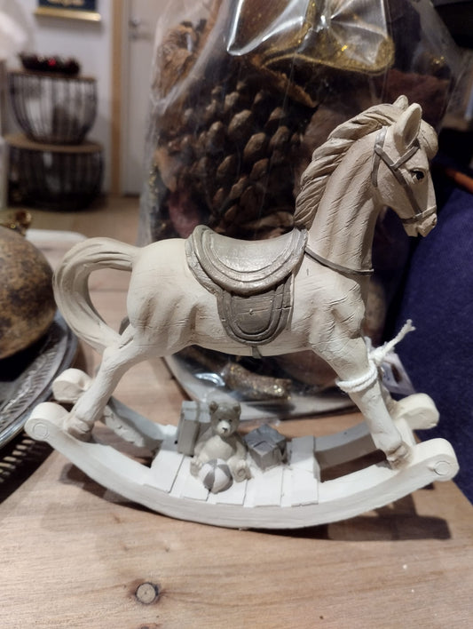 Gunghäst Nostalgi  - 15cm - Juldekoration