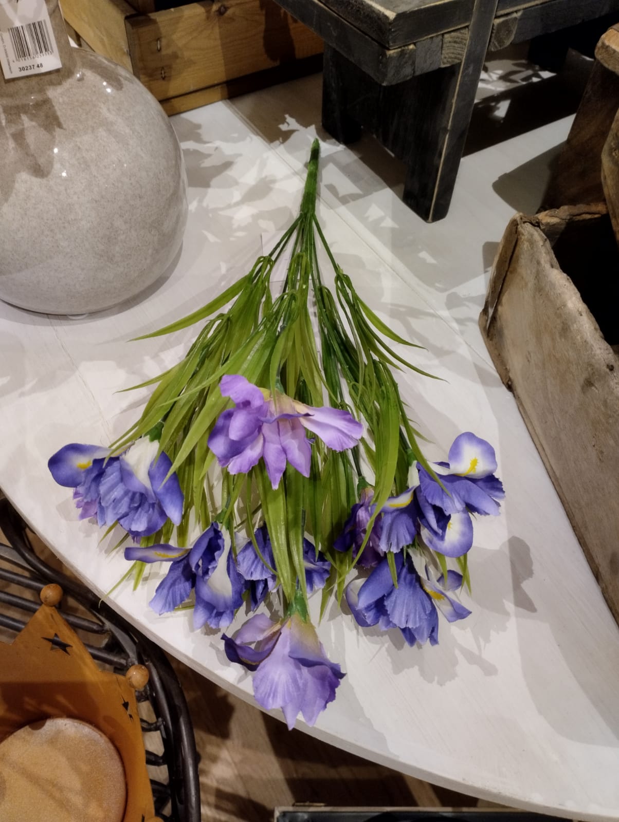 Iris - Irisbukett - Irisblommor - 47cm