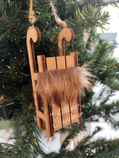 Julhängen Skridskor - Kälke - Skridskor - Juldekoration