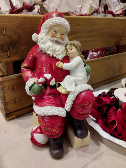 Jultomte med barn - Jul