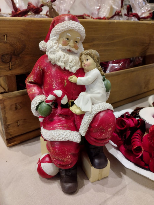 Jultomte med barn - Jul