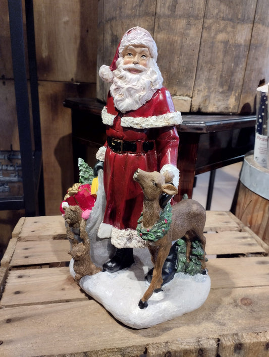 Jultomte med Rådjur - Tomte - 29cm
