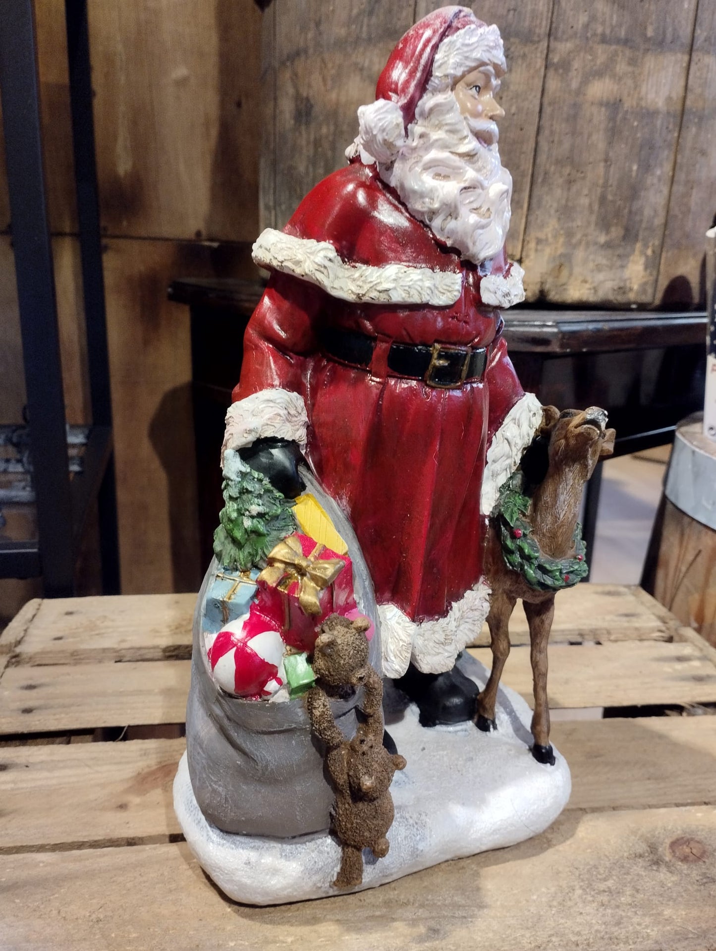 Jultomte med Rådjur - Tomte - 29cm