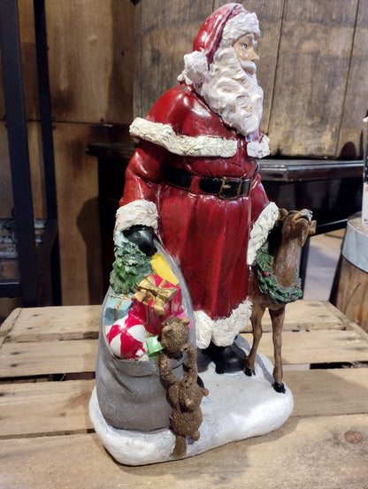 Jultomte med Rådjur - Tomte - 29cm