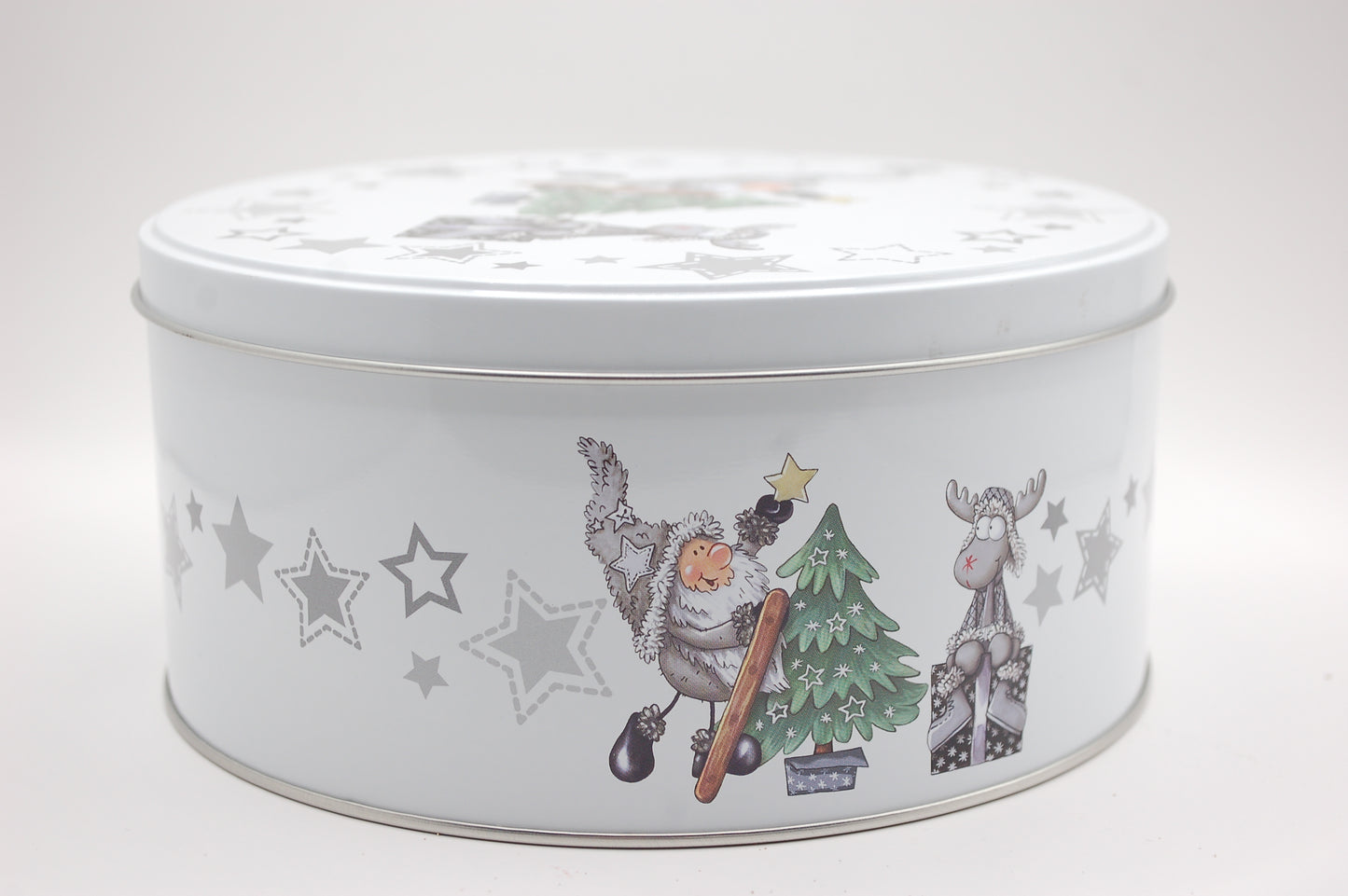 Kakburk - Tomte och Älg - Stor