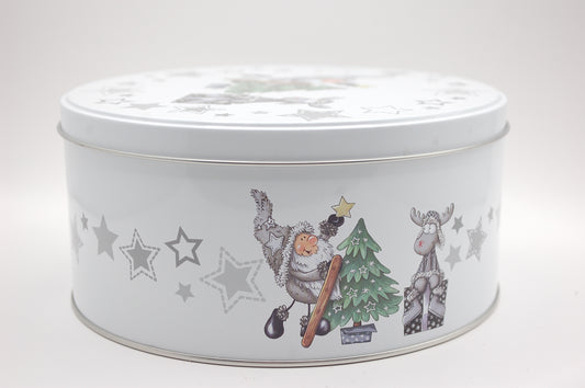 Kakburk - Tomte och Älg - 17 cm
