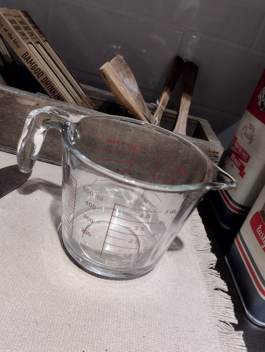 Måttkanna / Mätbägare i glas - 500 ml