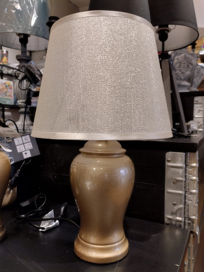Lampfot Keramisk i guld