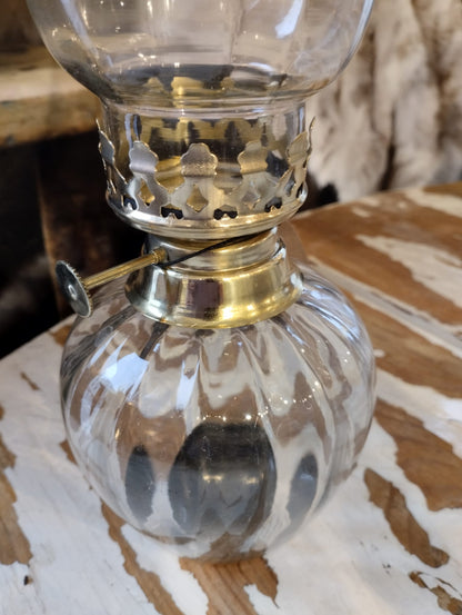 Lampa För Värmeljus - Bredsättra - Klar - Guld