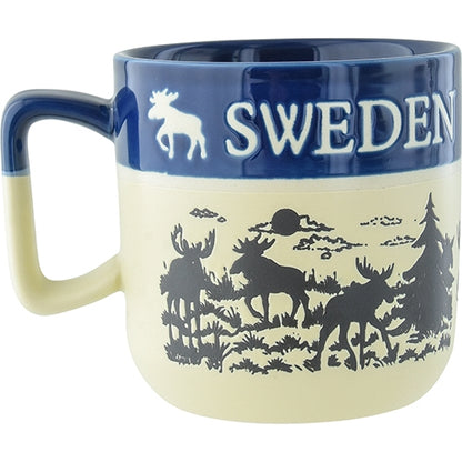 Blå Keramikmugg Sweden - Souvenir - Keramik