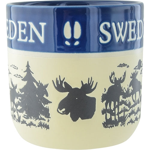 Blå Keramikmugg Sweden - Souvenir - Keramik