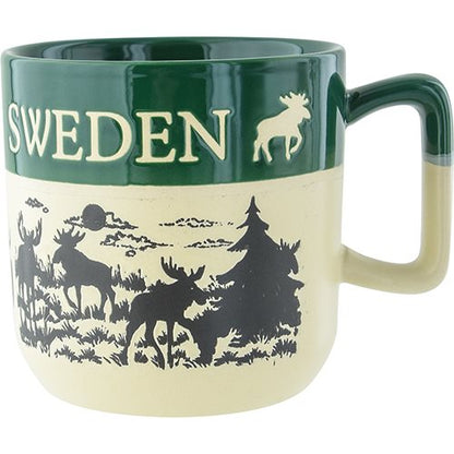 Grön Keramikmugg Sweden - Souvenir - Keramik