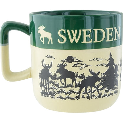 Grön Keramikmugg Sweden - Souvenir - Keramik