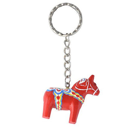 Nyckelring Dalahäst Röd