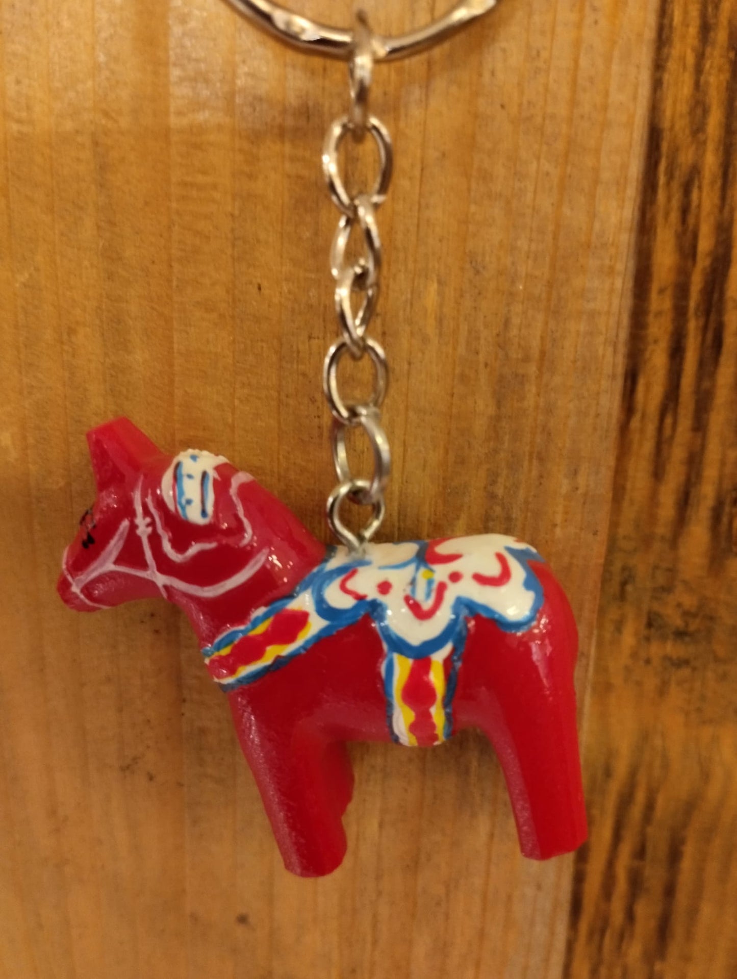 Nyckelring Dalahäst Röd