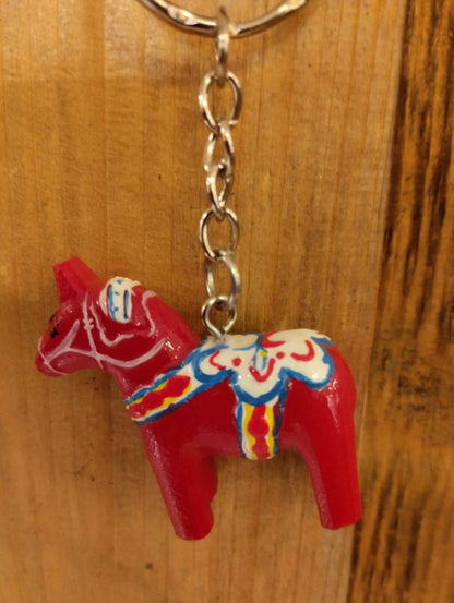 Nyckelring Dalahäst Röd