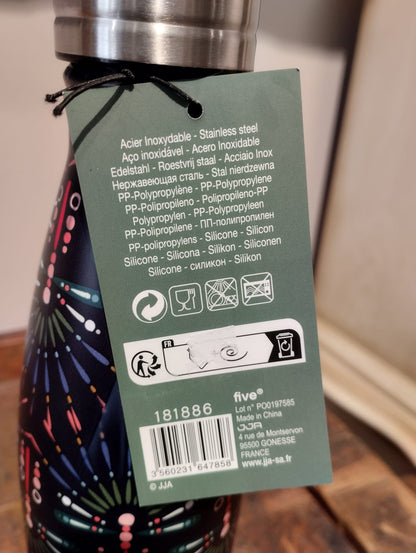 Termosflaska 0,5L - Röd - Rostfritt stål