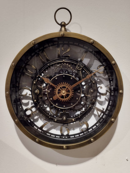 Väggklocka - Industristil - Diameter 26cm